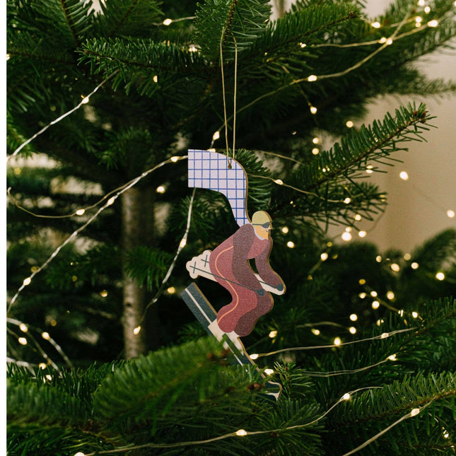 Skier - Christmas Ornament - Harman Shop & Atelier