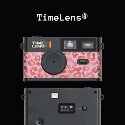 TimeLens Camera - Pink Leopard