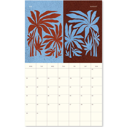 Calendar 2027 - Blue