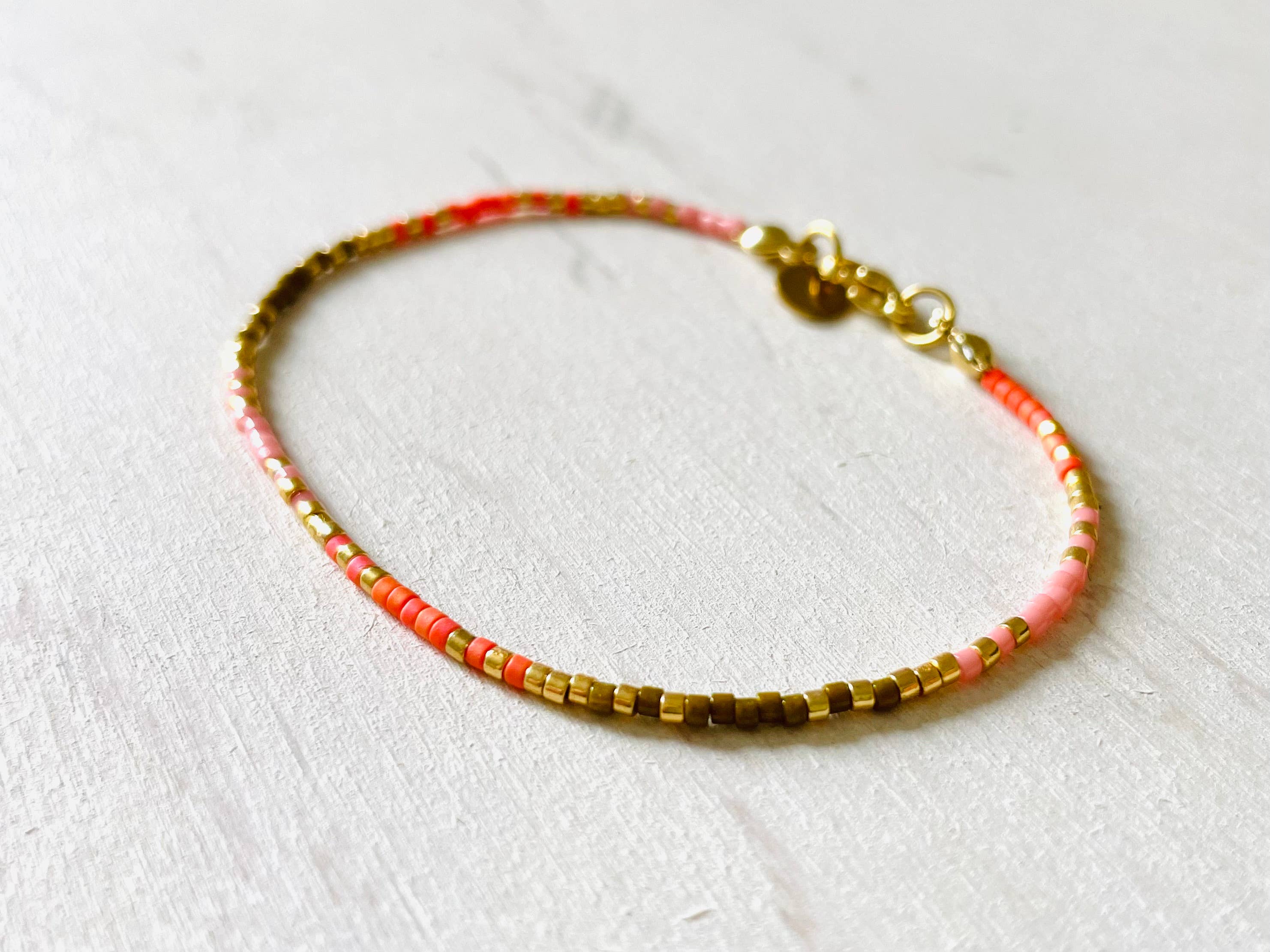 Miyuki Bracelet with Stainless Steel Hook - N005 - Harman Shop & Atelier