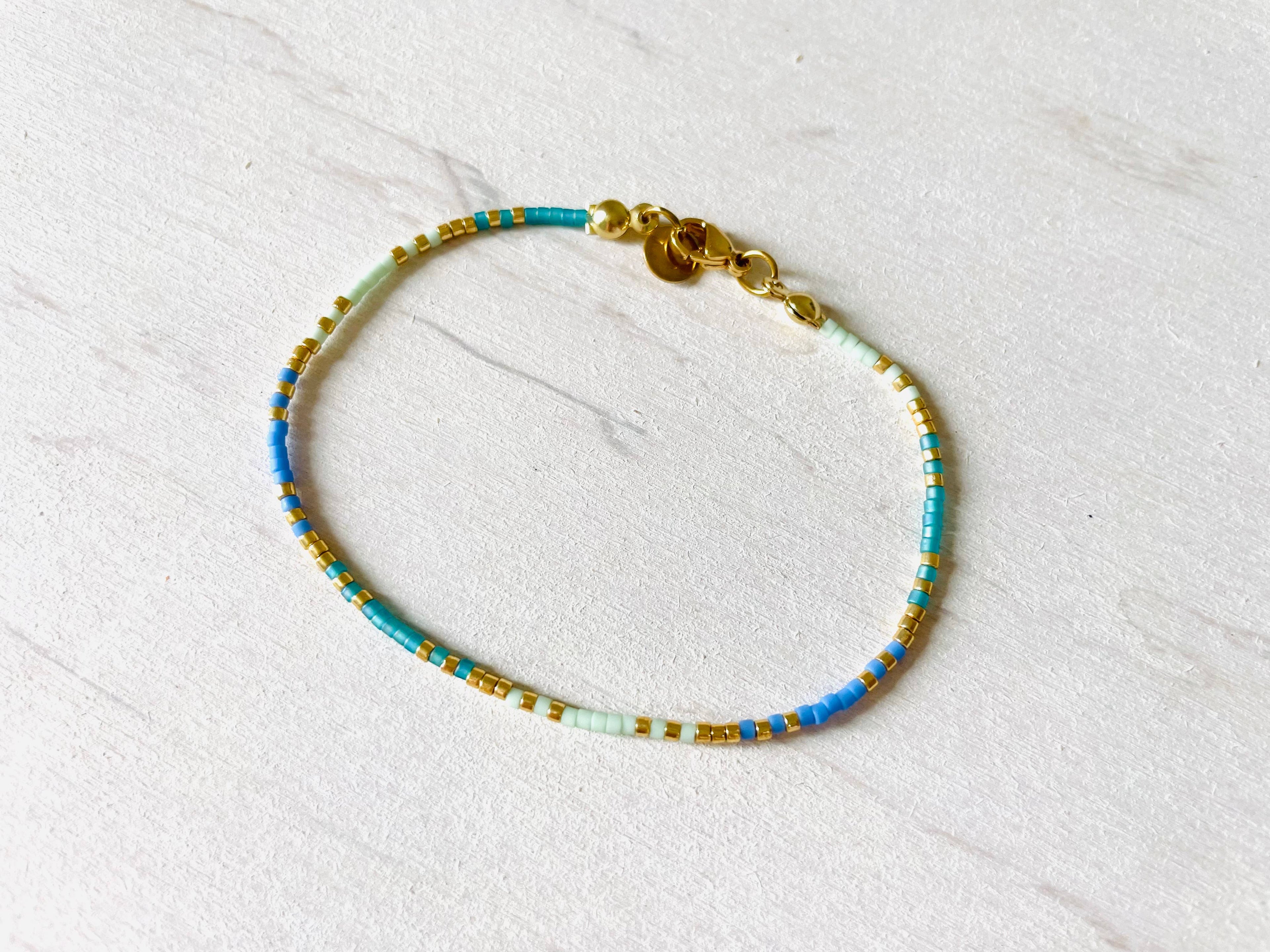 Miyuki armband met roestvrijstalen haak - N011