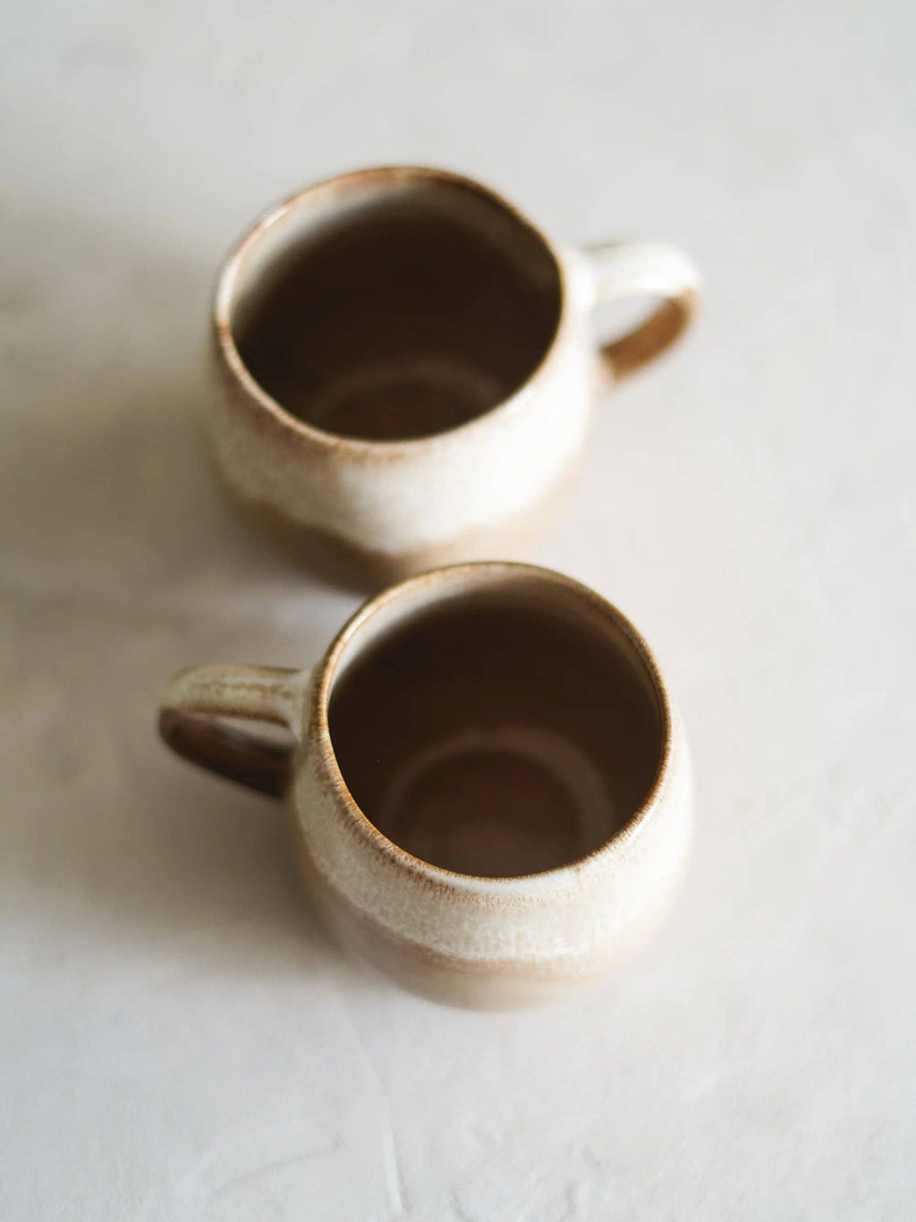 Handgemaakte keramische mok - Dunes - Beige - 290 ml