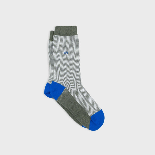 Cotton Socks - Chevron Forest - One size: 41/46