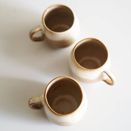 Handmade Ceramic Cup - Dunes - Beige - 100ml - Harman Shop & Atelier