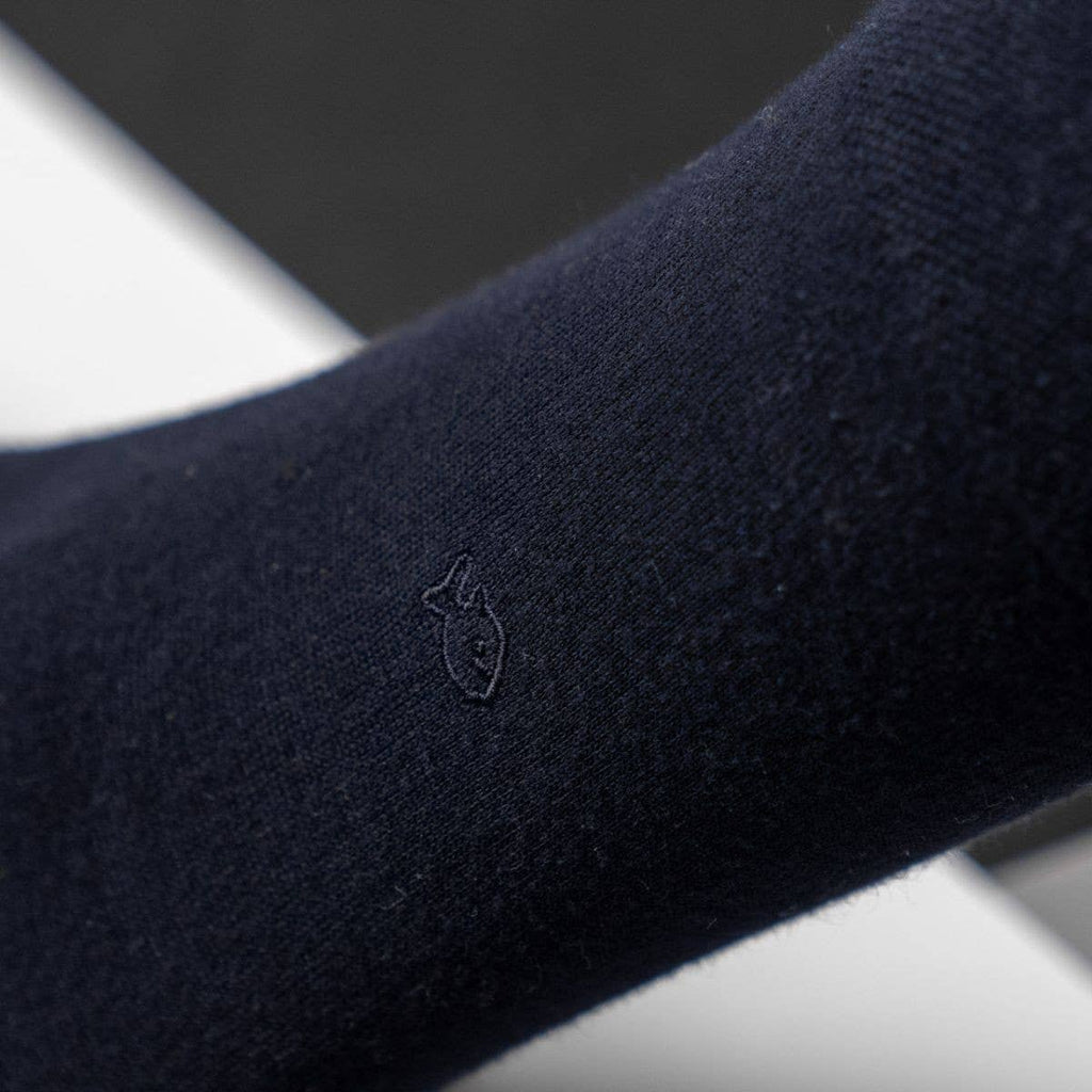 Bamboo Socks - Navy blue - One size: 41/46