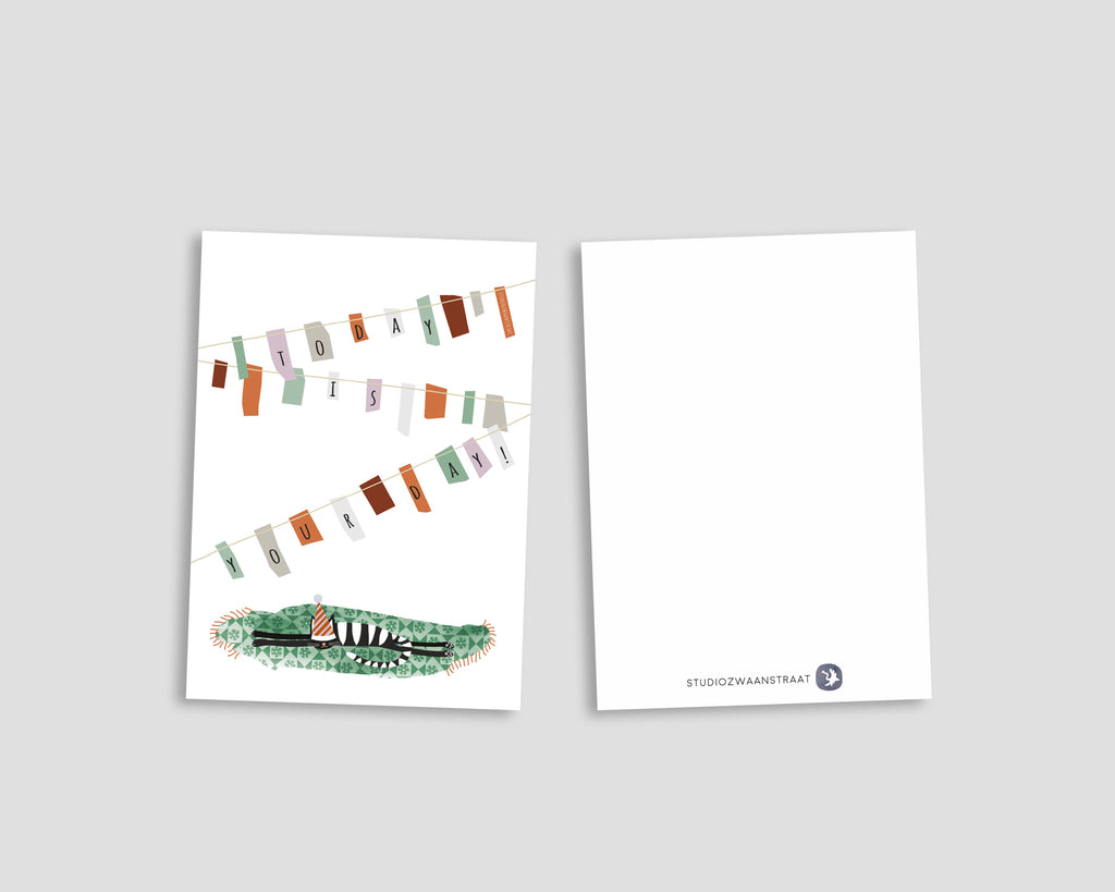 Ansichtkaart - Vandaag is jouw dag!