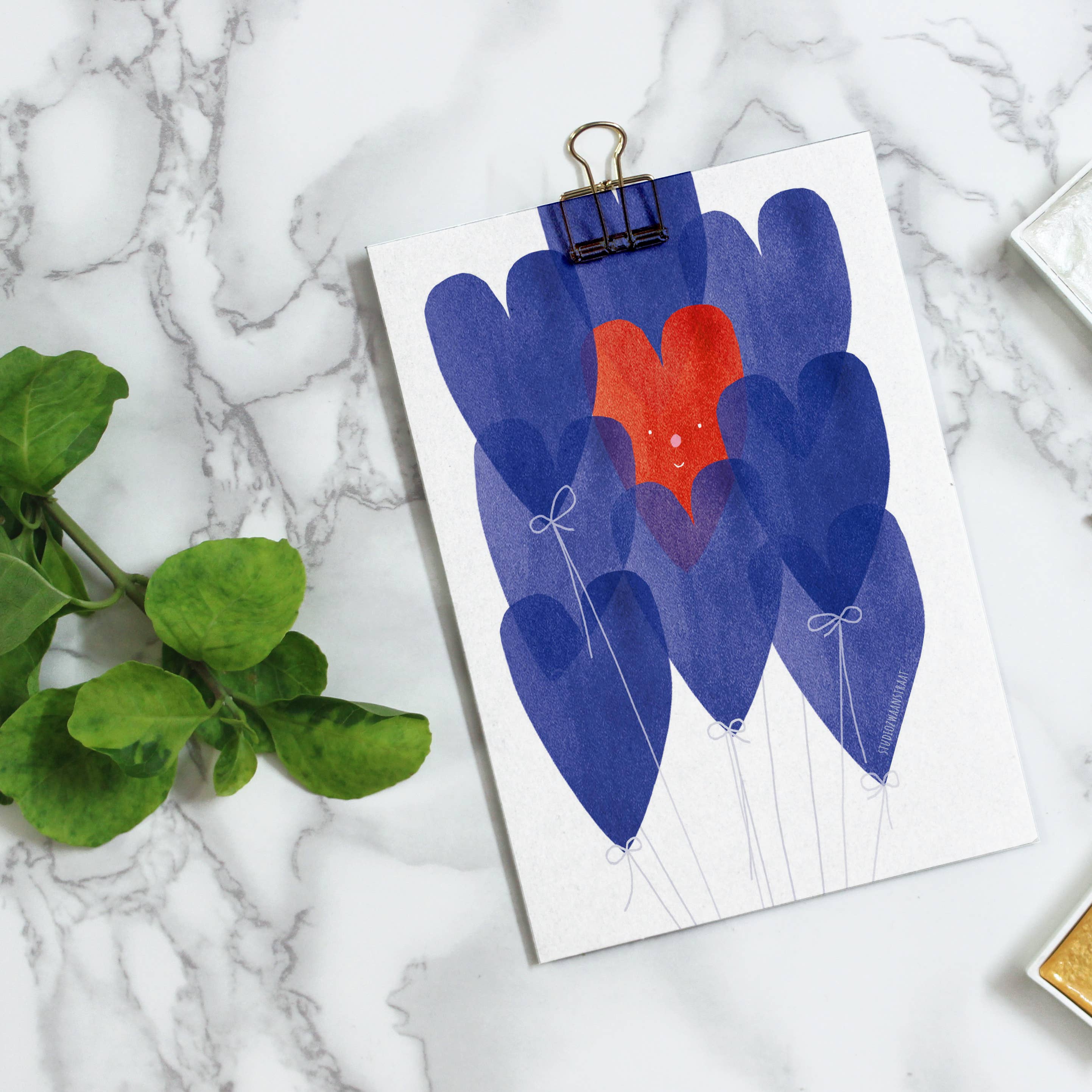 Postcard - Love is in the air - Harman Shop & Atelier