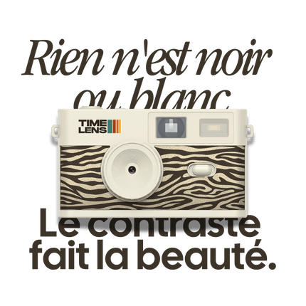 TimeLens® Cream Zebra camera