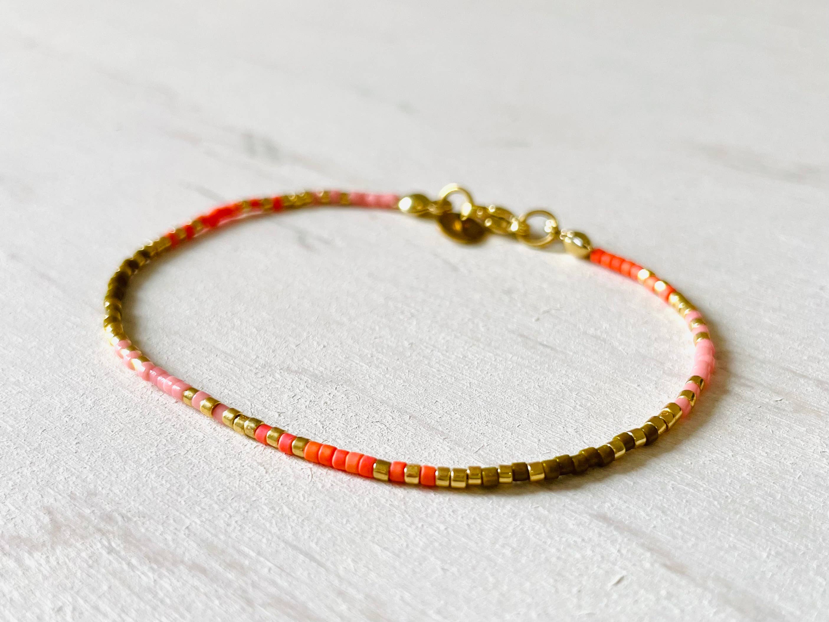 Miyuki Bracelet with Stainless Steel Hook - N005 - Harman Shop & Atelier