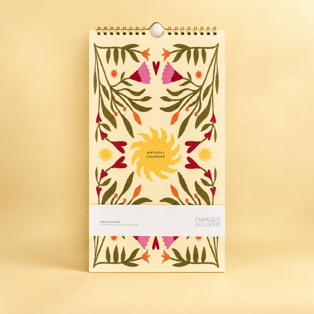 Fabrique Birthday Calender - Sun