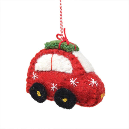 Felt Christmas Decoration - Christmas Car - Harman Shop & Atelier