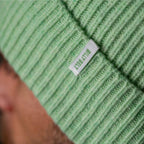 Unisex wollen muts - lichtgroen