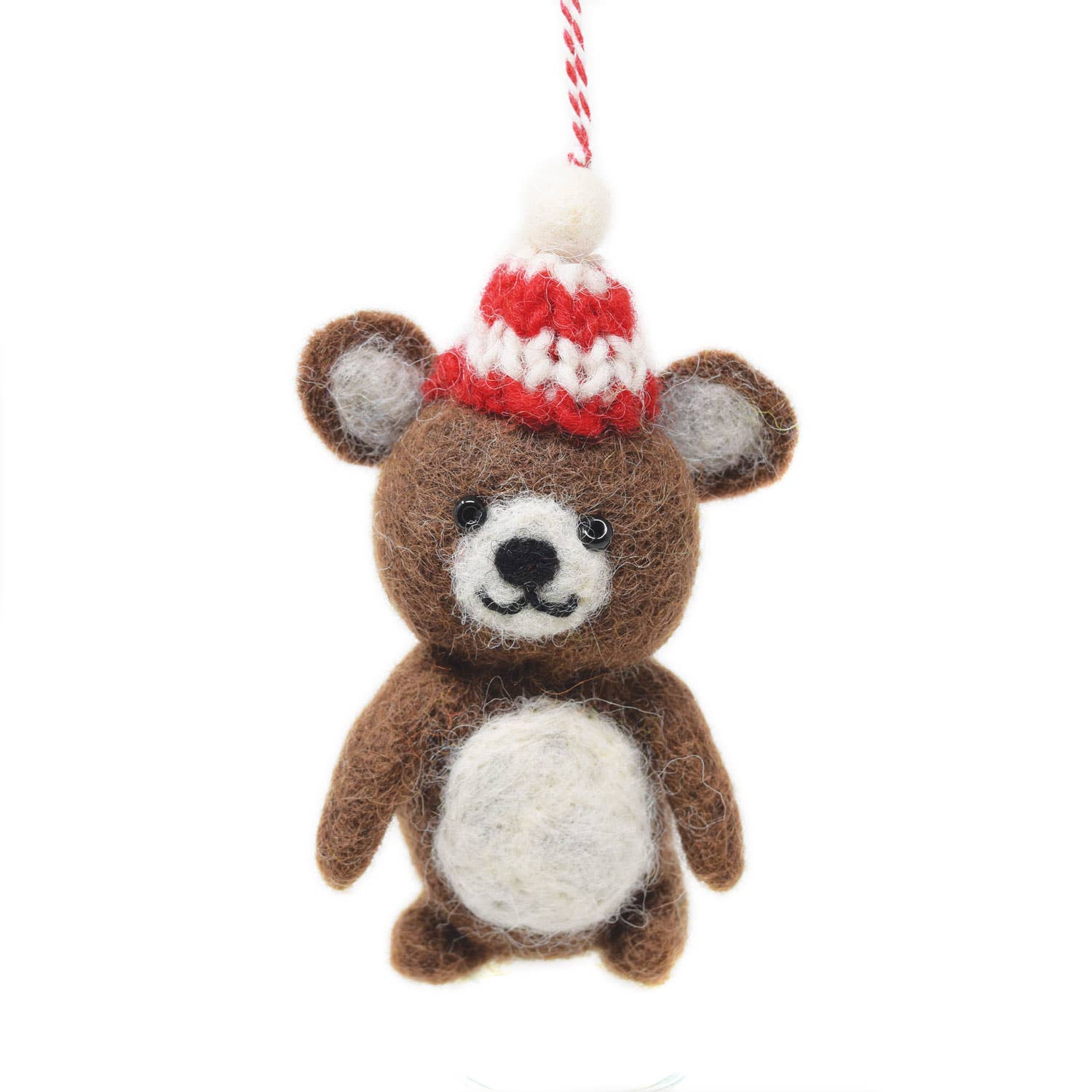 Felt Christmas Decoration - Teddy