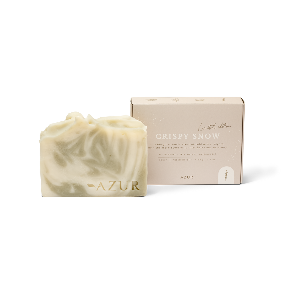 Natural Soap - Limited Edition Body Bar - Crispy Snow - Harman Shop & Atelier