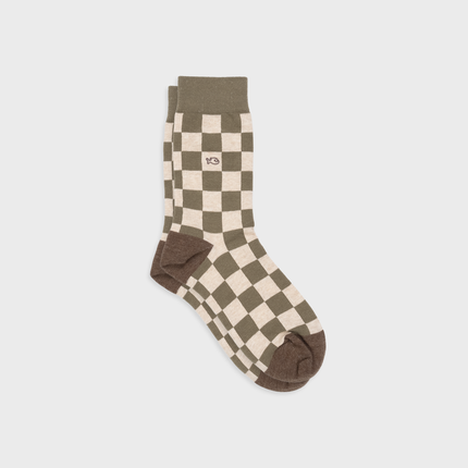Cotton Socks - Hockenheim Checked - One size: 41/46