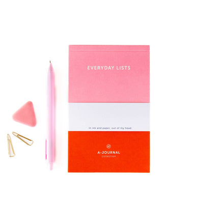 Notepad - Pink Red