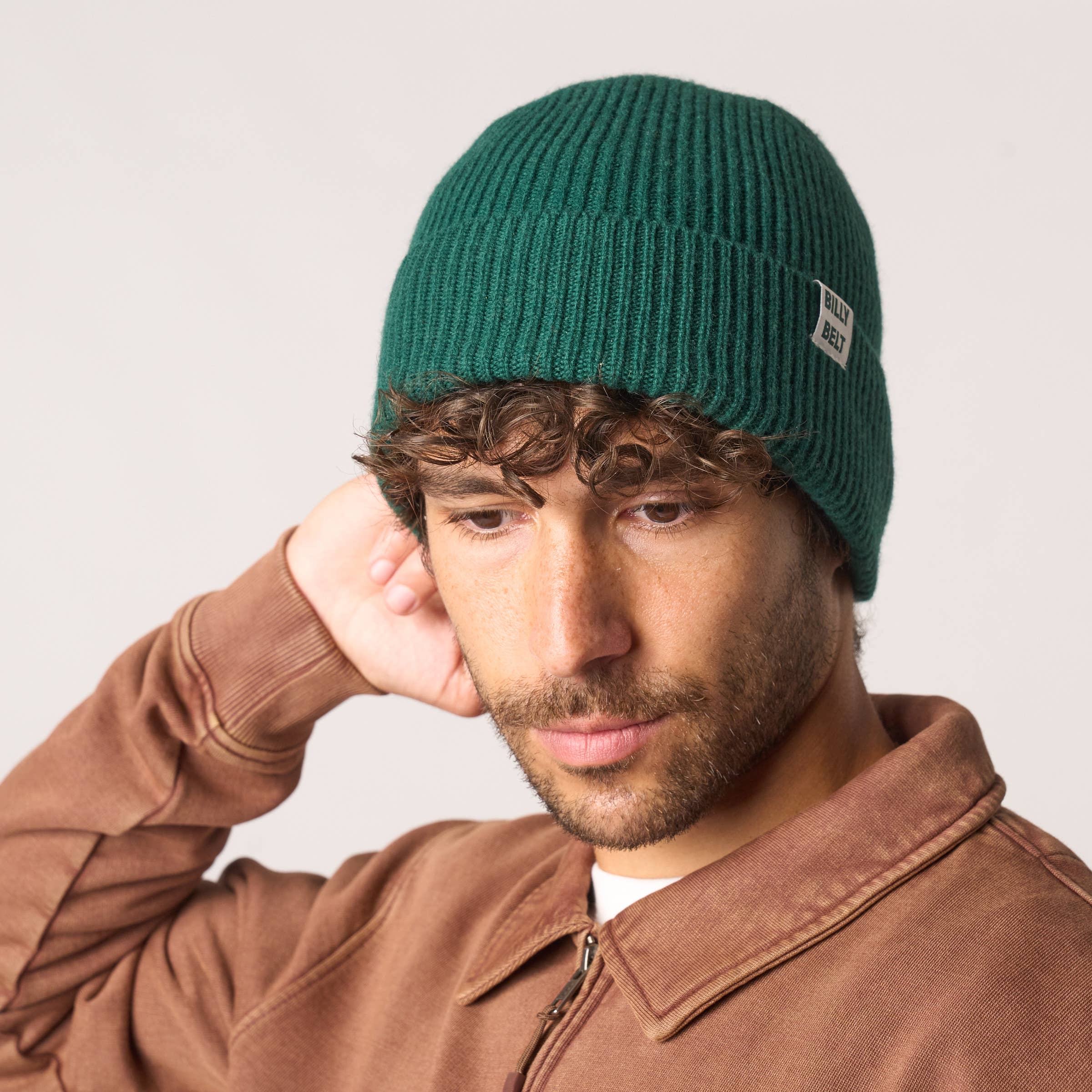Unisex Wool Beanie - Green - Harman Shop & Atelier