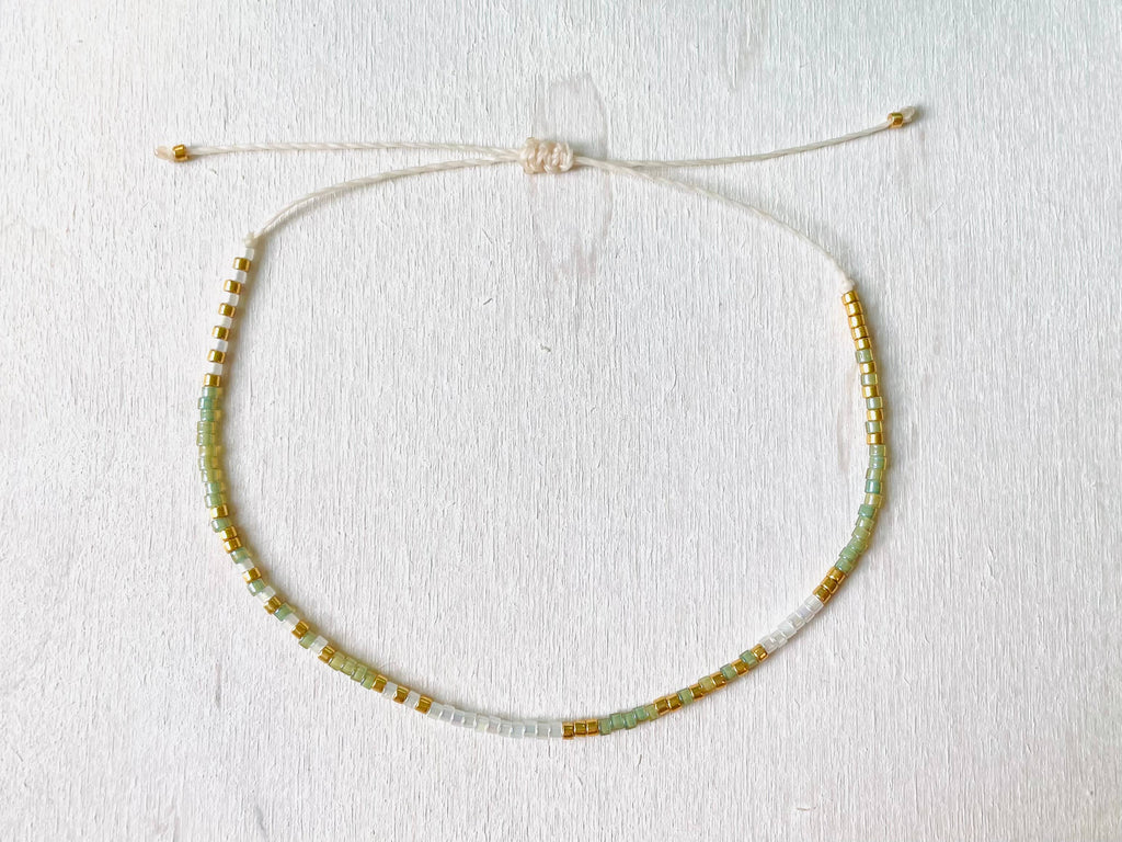 Adjustable Miyuki Bracelet - Rocaille - 0080 - Harman Shop & Atelier