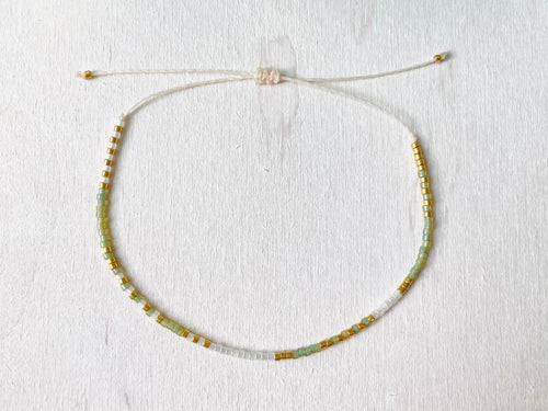 Adjustable Miyuki Bracelet - Rocaille - 0080 - Harman Shop & Atelier