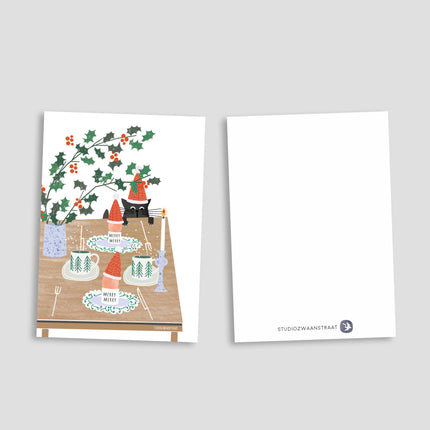 Postcard - Christmas Breakfast - Harman Shop & Atelier