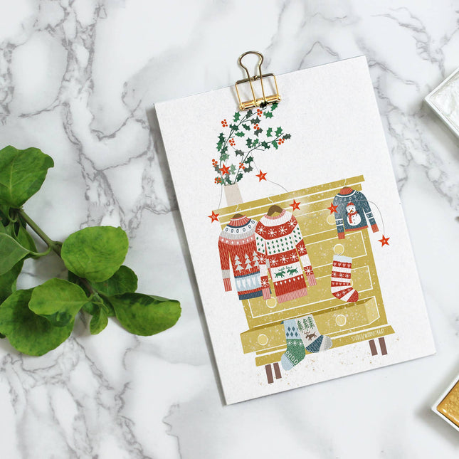 Postcard - Christmas Sweater - Harman Shop & Atelier