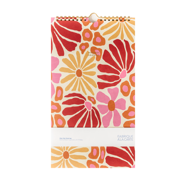 Fabrique Birthday Calender - Flowers