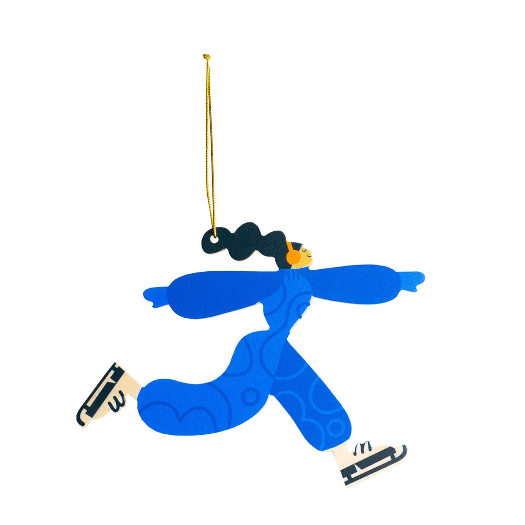 Schaatser - Kerstversiering