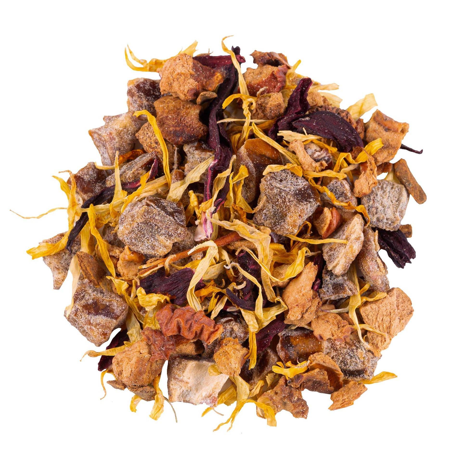 Hugs, Kisses & Christmas Wishes - Tea Bag