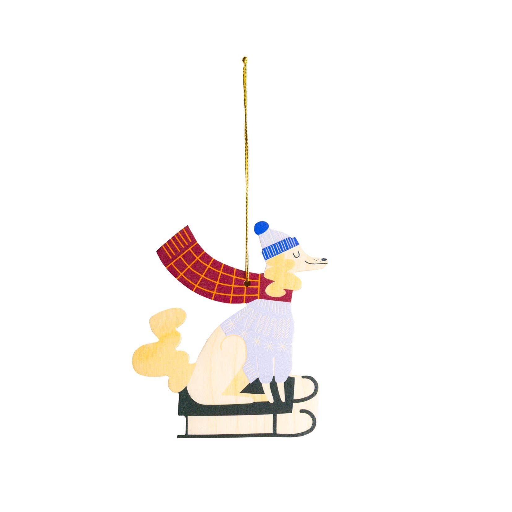 Grappige hond - Kerstversiering