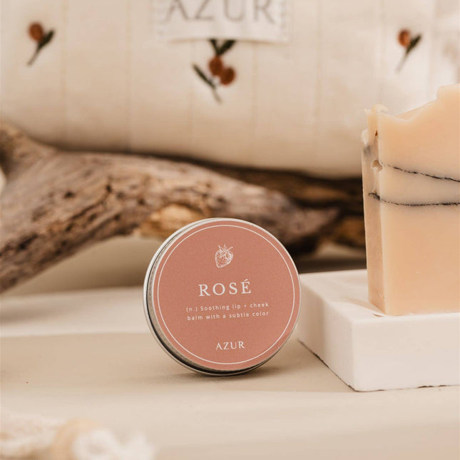 Natural Lipbalm - Lips & Cheeks - Rose - Harman Shop & Atelier