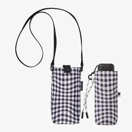 Mini Manual Foldable Umbrella - Vichy - Harman Shop & Atelier