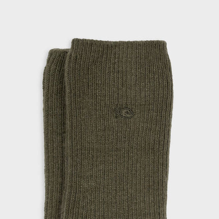 Wool Socks - Khaki - One size: 37/40 - Harman Shop & Atelier