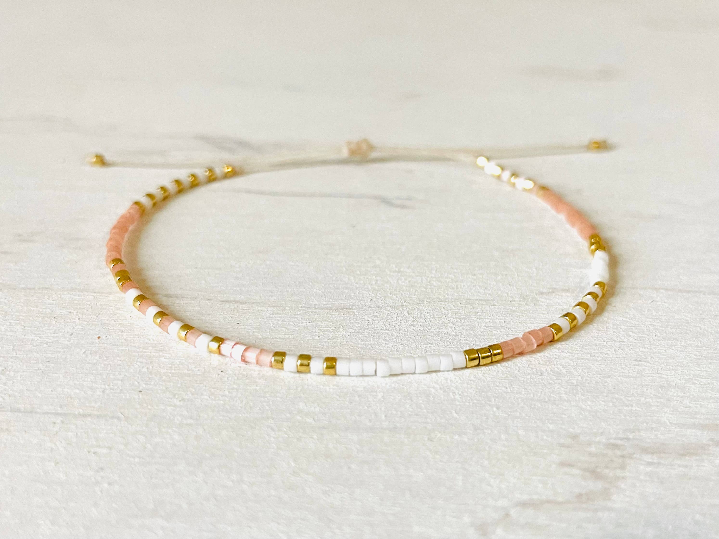 Adjustable Miyuki Bracelet - Seed Bead - 109 - Harman Shop & Atelier