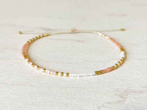 Adjustable Miyuki Bracelet - Seed Bead - 109 - Harman Shop & Atelier