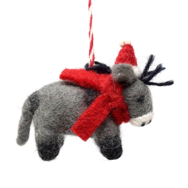 Felt Christmas Decoration - Donkey - Harman Shop & Atelier