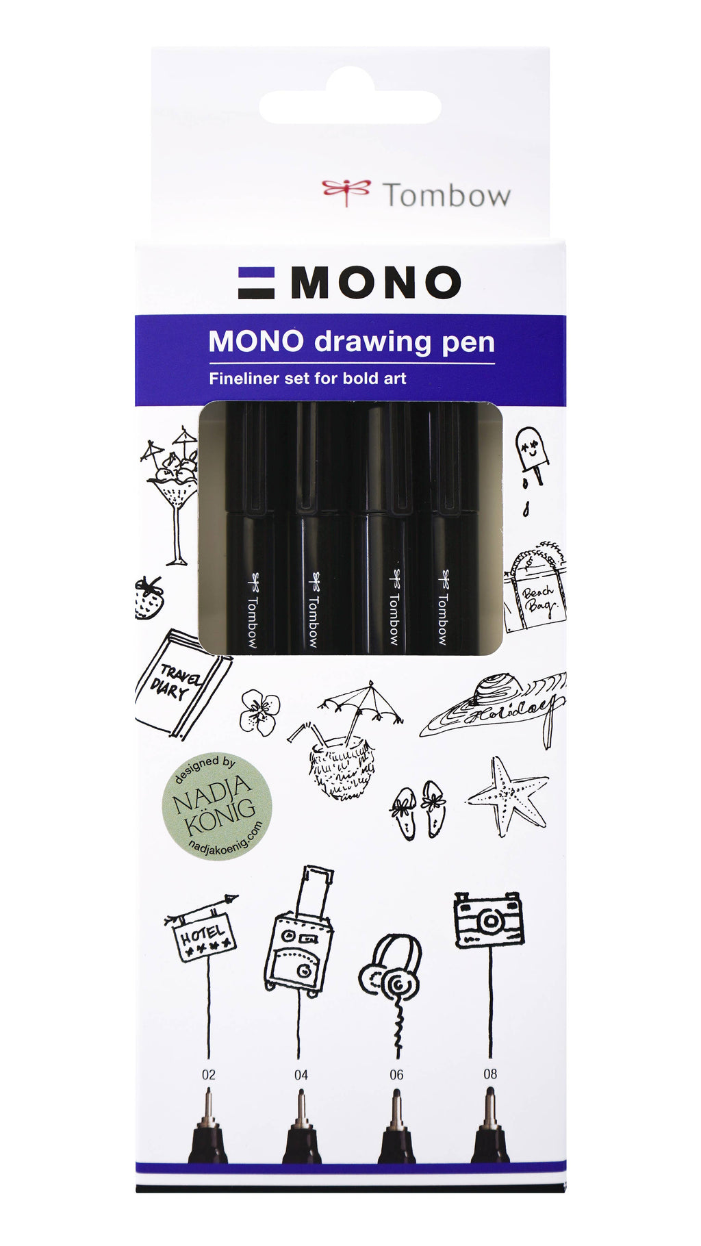 Tombow MONO Drawing Pen Bold Set - Harman Shop & Atelier