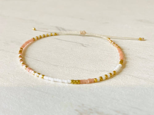 Adjustable Miyuki Bracelet - Seed Bead - 109 - Harman Shop & Atelier