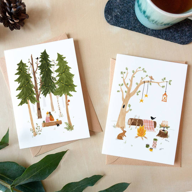 Christmas Card - Winter Picnic