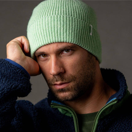 Unisex Wool Beanie - Light Green - Harman Shop & Atelier