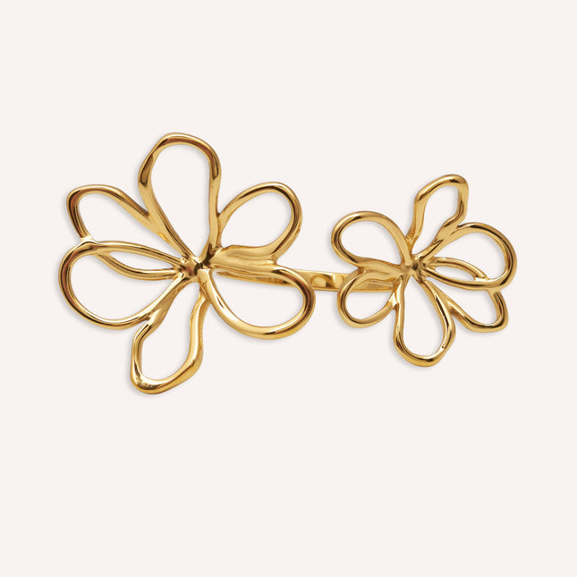 Stainless Steel Ring - Flora