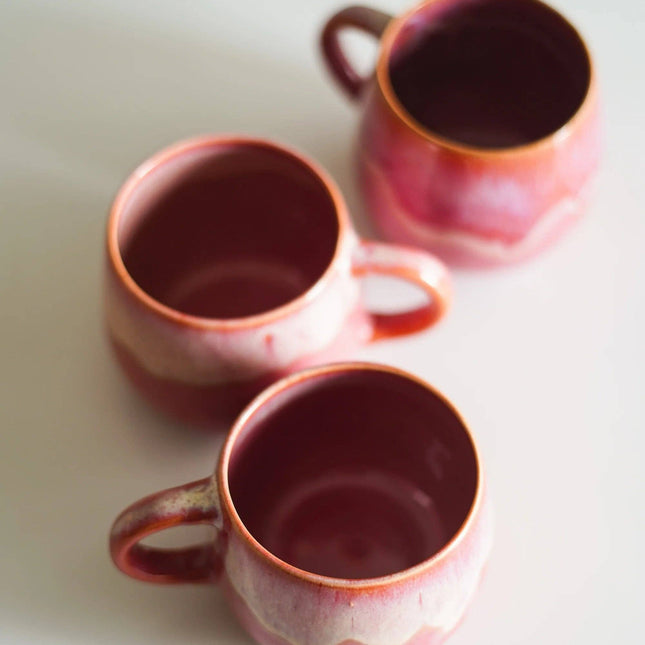 Handmade Ceramic Mug - Marshmallow - Pink - 290mL