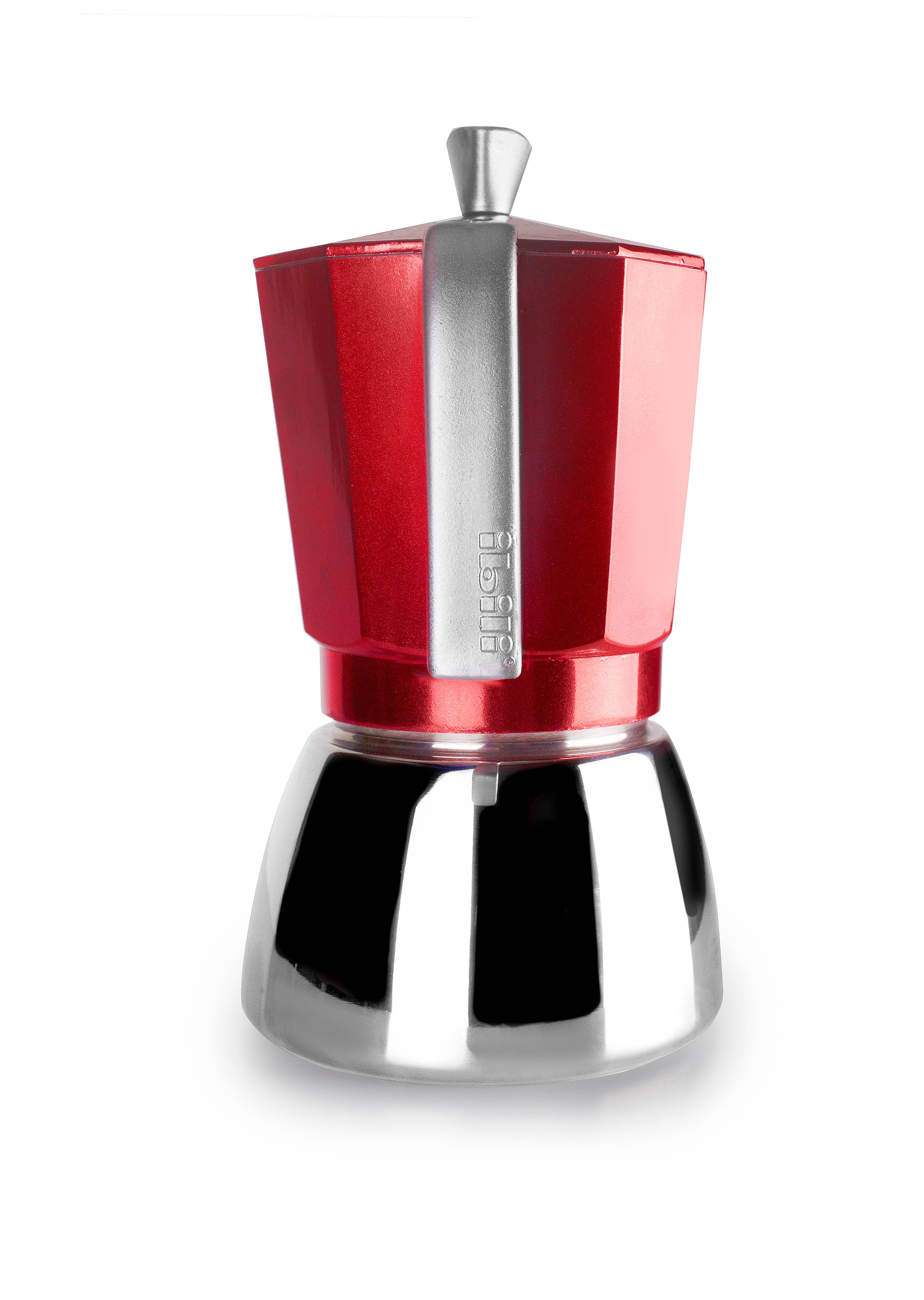 3-kops koffiezetapparaat - Elba Rood