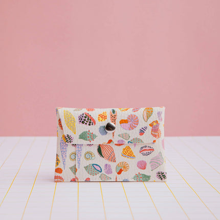 Card holder - Shells Beige