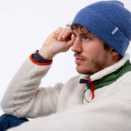 Unisex wollen muts - blauw