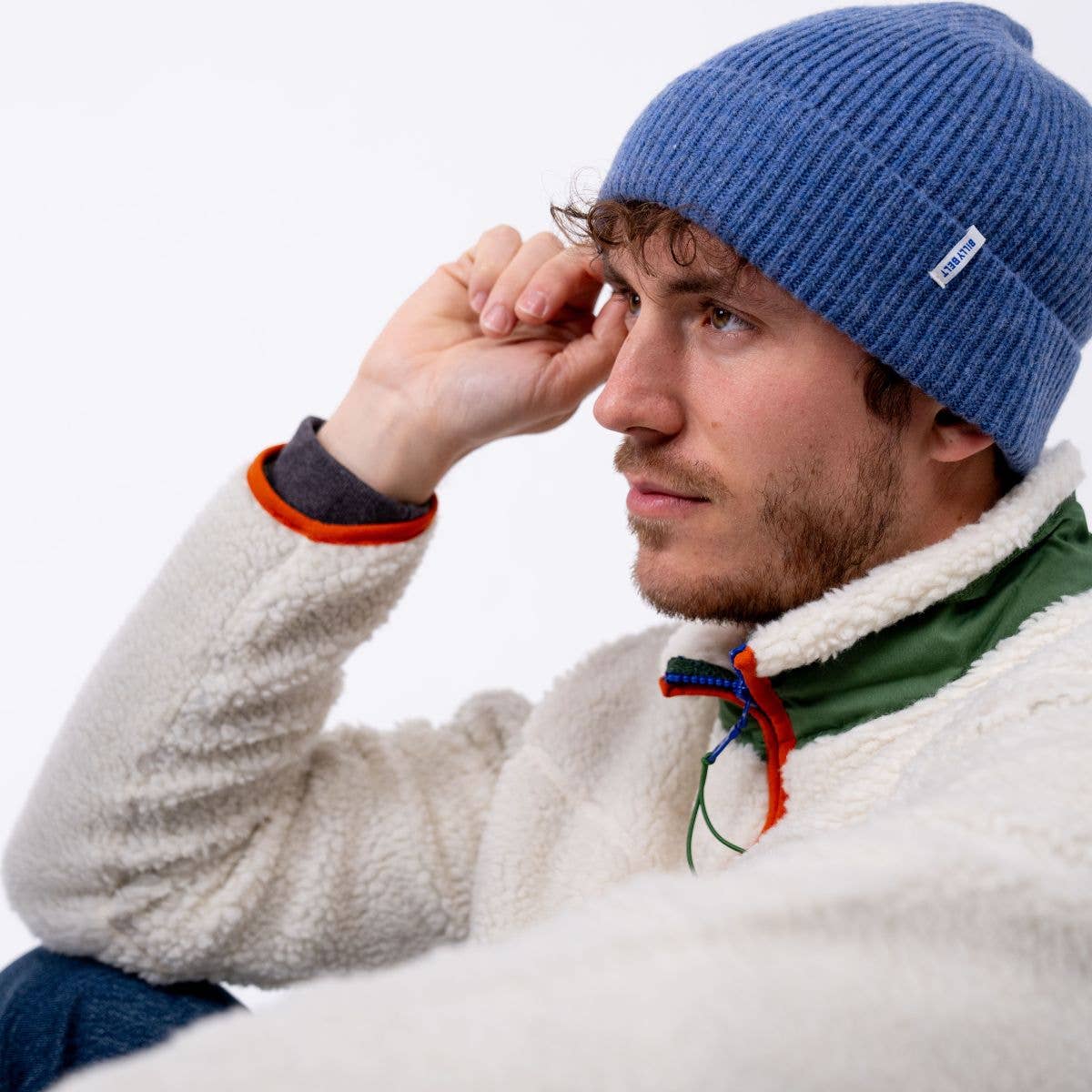 Unisex wollen muts - blauw