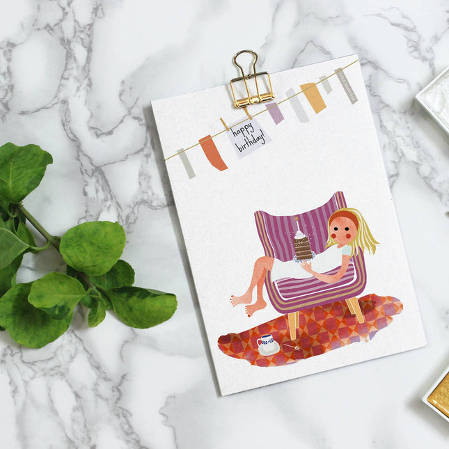 Postcard - Happy Birthday - Harman Shop & Atelier