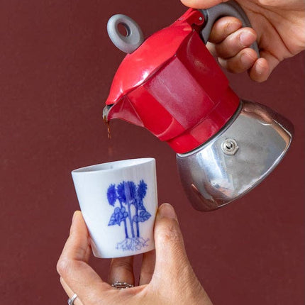 Handcrafted Porcelain Cup Set - Bonsai - Tulip - 90mL