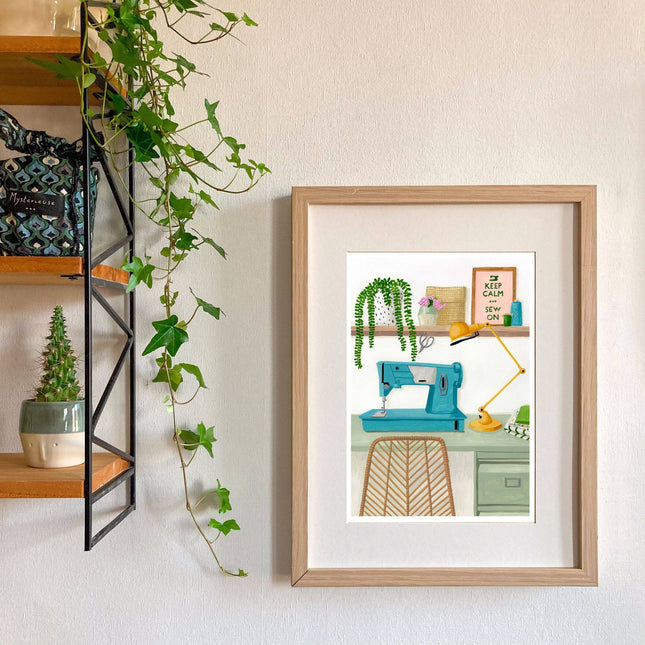 Poster - Keep Calm and Sew - A4 - Harman Shop & Atelier