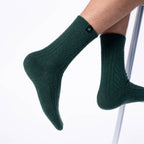 Wool Socks - Green - One size: 41/46