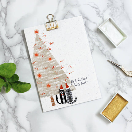 Postcard - Christmas Cats - Harman Shop & Atelier